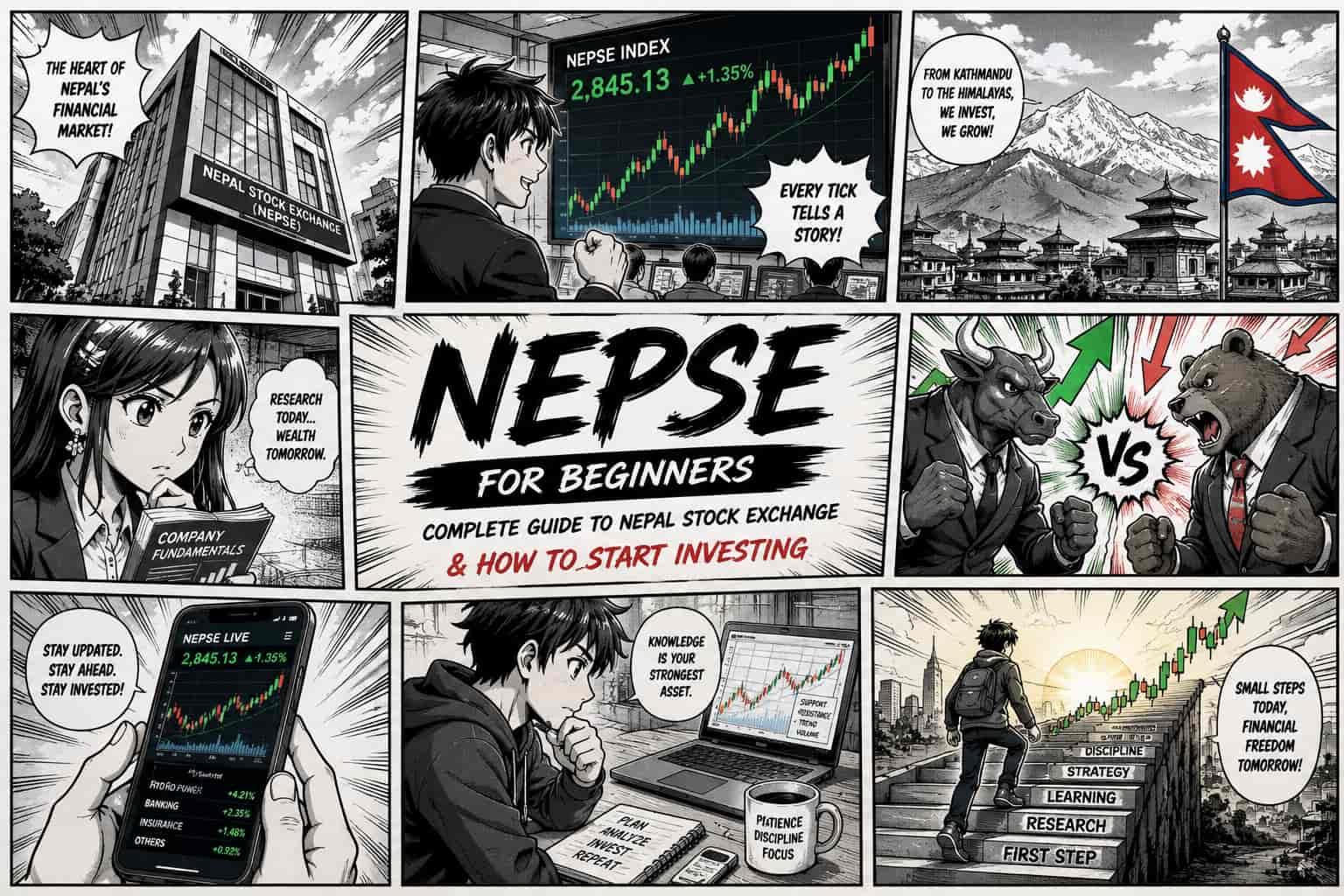 NEPSE Index : A Complete Guide to Nepal Stock Exchange & How to Start Investing